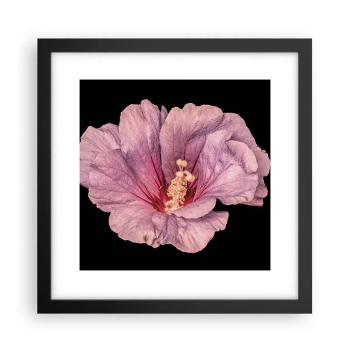 Poster in cornice nera - Dritto al cuore - 30x30 cm