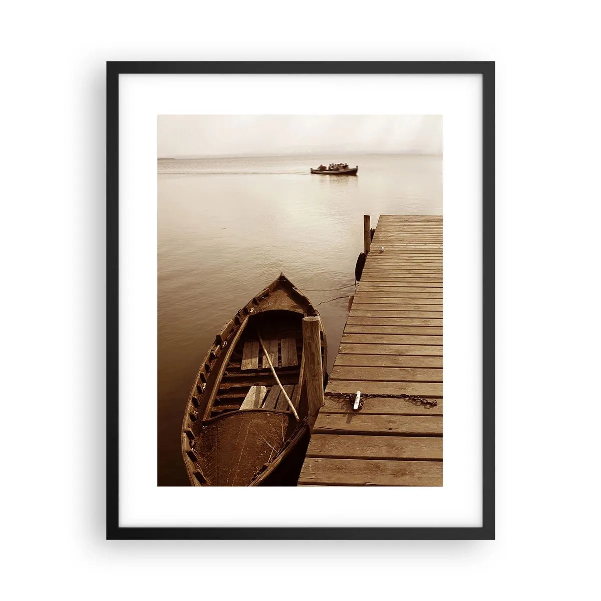 Poster in cornice nera - La grande pace - 40x50 cm