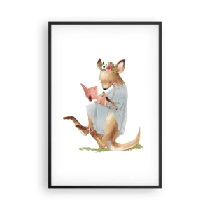 Poster in cornice nera - Mamma, leggimi - 61x91 cm