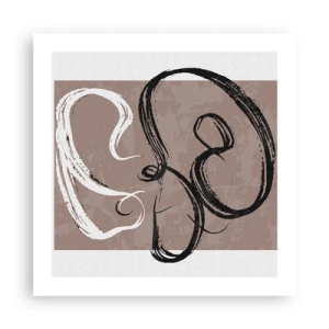 Poster - Composizione: alla ricerca della pienezza - 50x50 cm