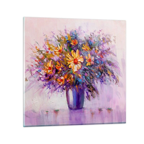 Quadro su vetro - Odore dolce, aspetto dolce - 30x30 cm
