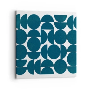 Quadro su tela - Stampe su Tela - Cerchi e semicerchi - 70x70 cm