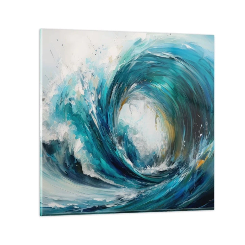 Quadro su vetro - Portale marino - 30x30 cm