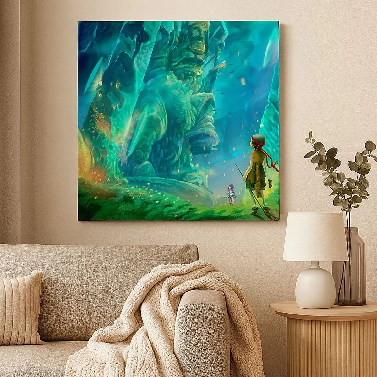 Quadro su tela - Stampe su Tela - Dal grande Libro delle Fiabe - 30x30 cm