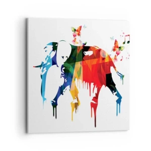 Quadro su tela - Stampe su Tela - Ognuno può ballare - 70x70 cm