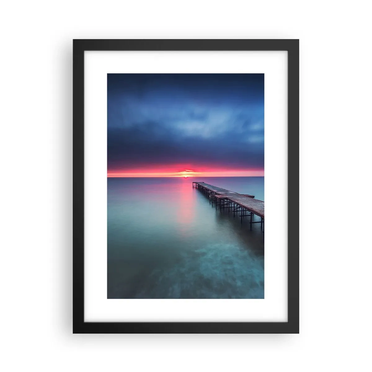 Poster in cornice nera - Tra il cielo e la terra - 30x40 cm