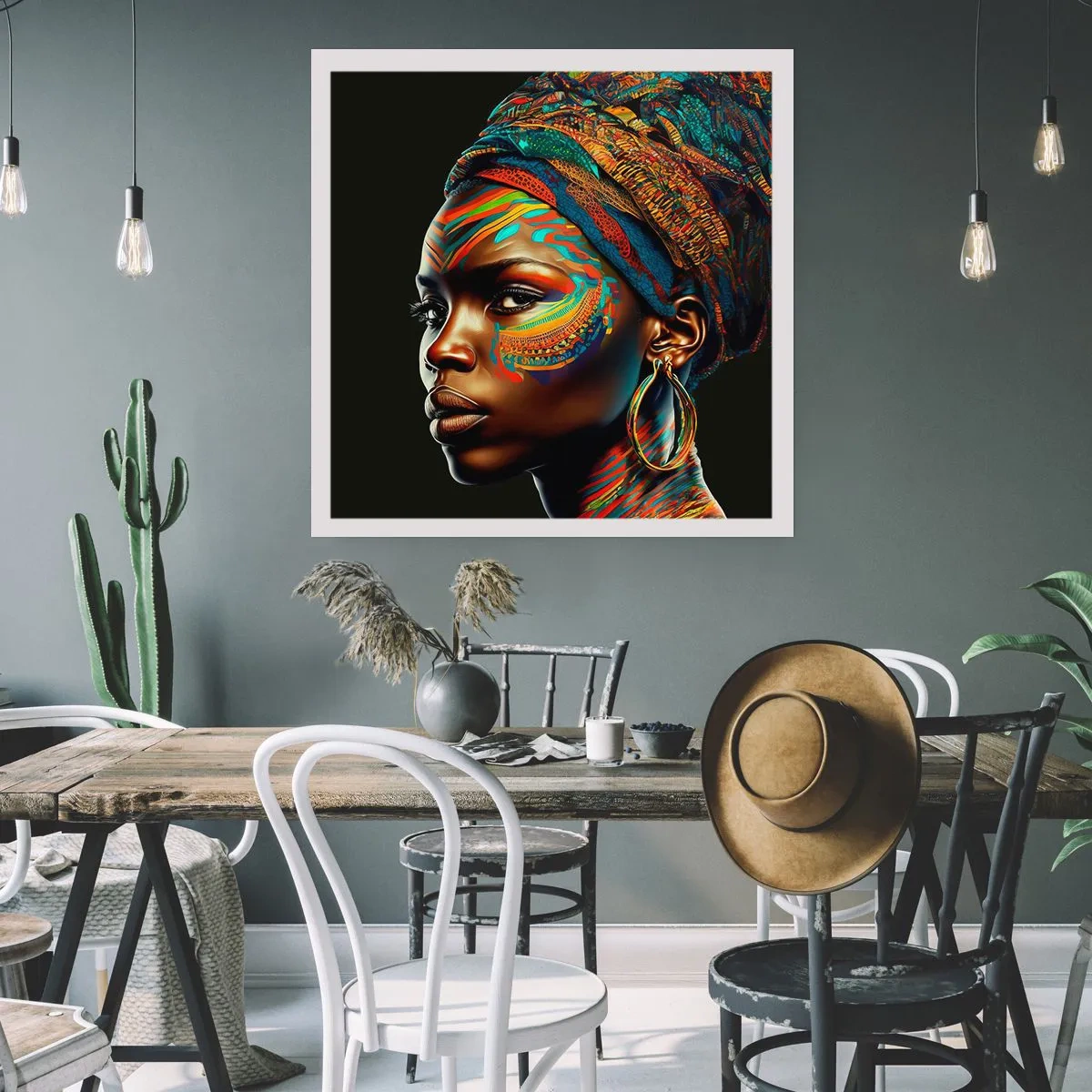 Poster - Regina africana - 50x50 cm