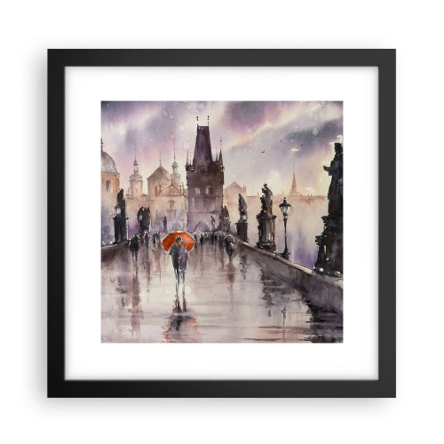 Poster in cornice nera - Le persone non cambiano - 30x30 cm