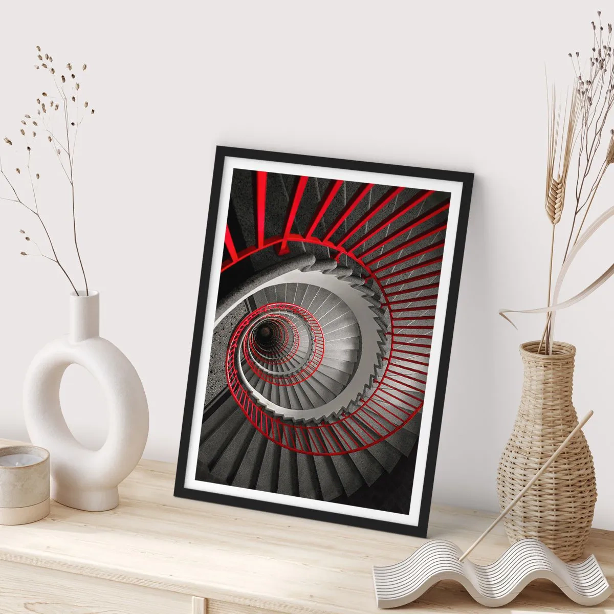 Poster in cornice nera - I giochi dell'architettura - 61x91 cm