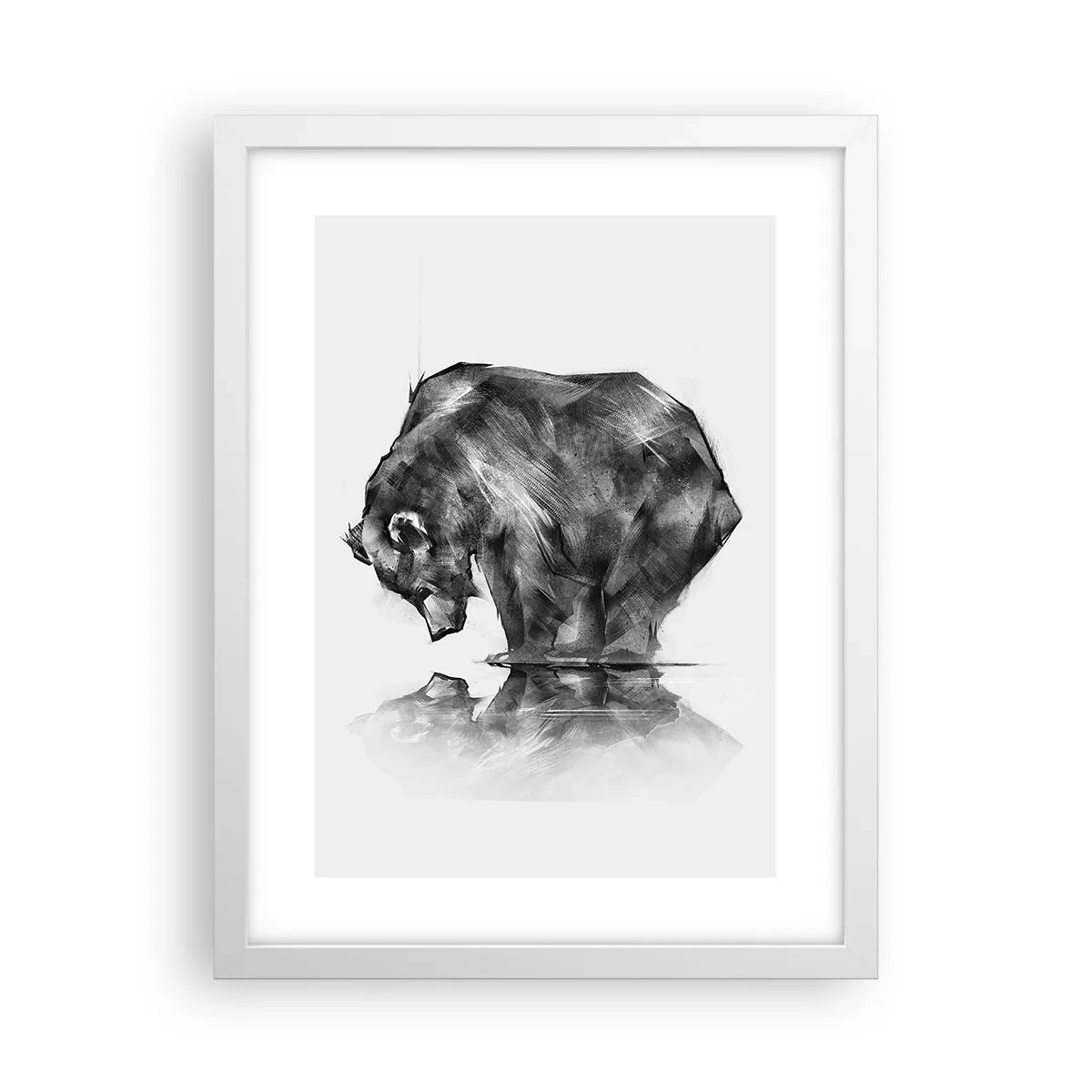 Poster in cornice bianca - Fa piacere vedere chi ci è caro - 30x40 cm