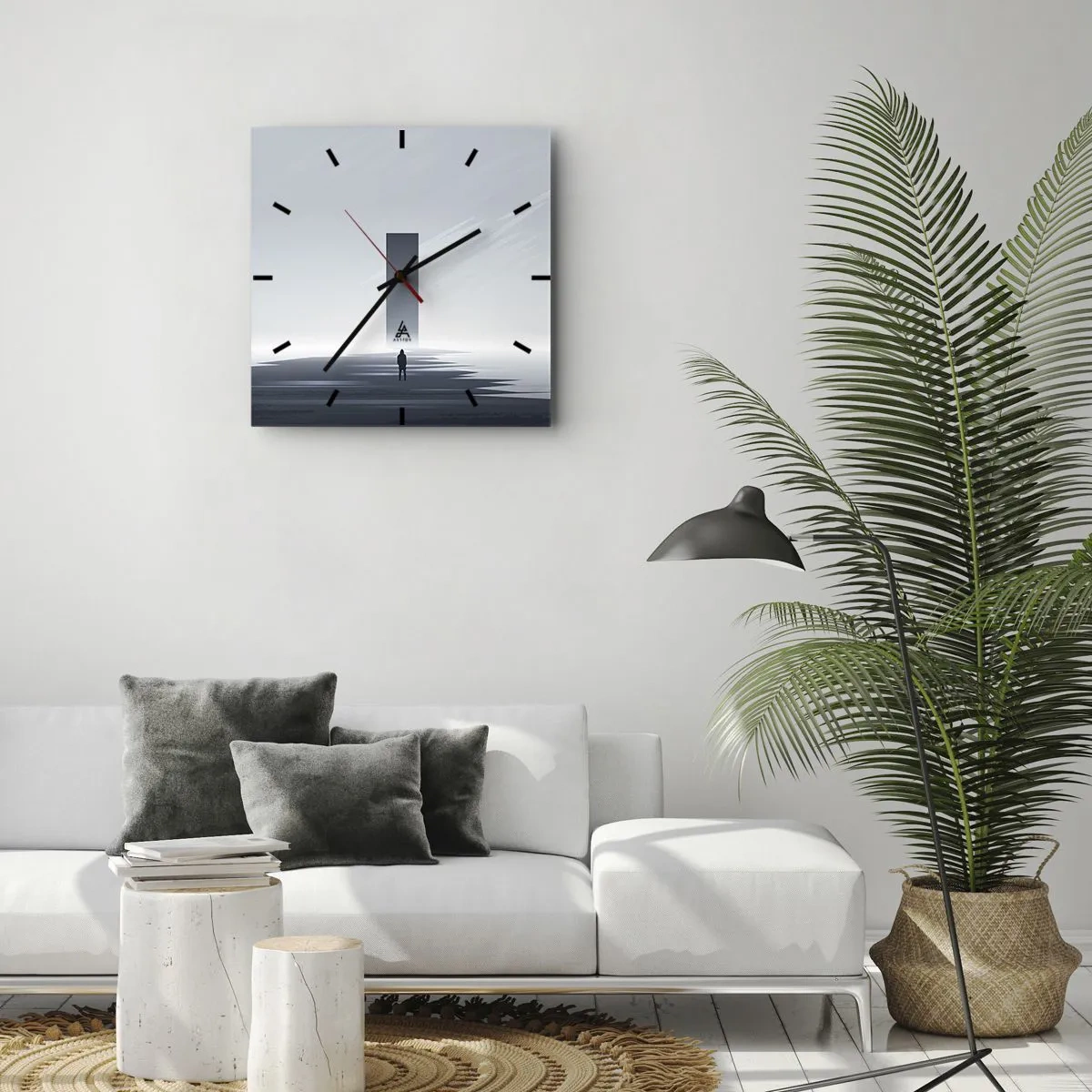 Orologio da parete - Orologio in Vetro - Opportunità o minaccia? - 30x30 cm