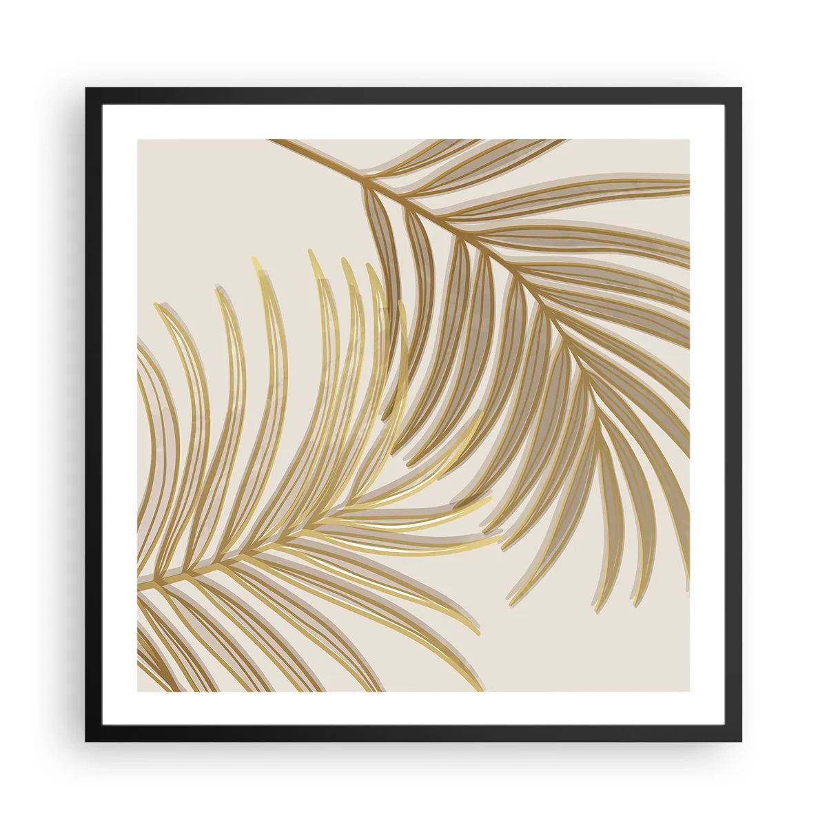 Poster in cornice nera - Palma d'oro! - 60x60 cm