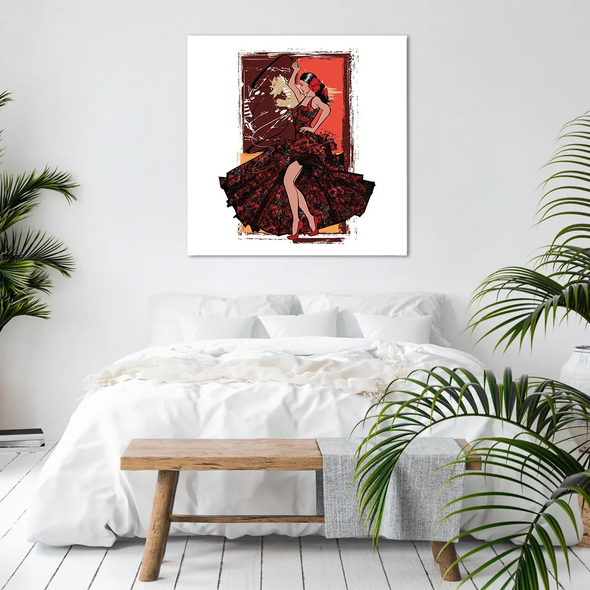 Quadro su tela - Stampe su Tela - Al ritmo del cuore - 40x40 cm