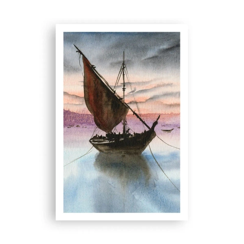 Poster - La sera nel porto - 61x91 cm