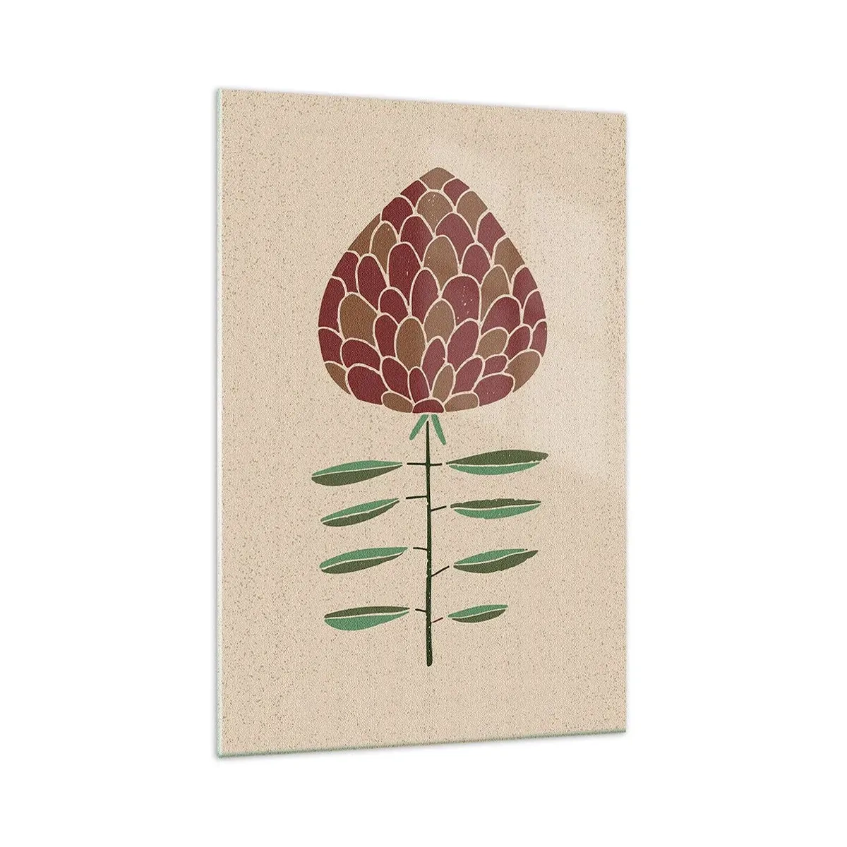 Quadro su vetro - Che grande pigna - 70x100 cm