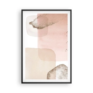 Poster in cornice nera - Incontro attraverso il colore - 61x91 cm