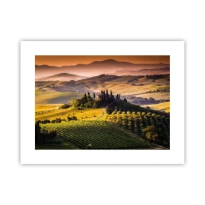 Poster - Arcadia: paesaggio toscano - 40x30 cm