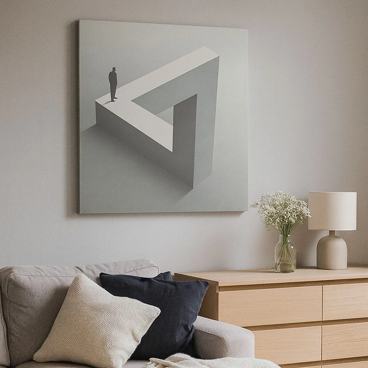 Quadro su tela - Stampe su Tela - Eppure è possibile - 30x30 cm