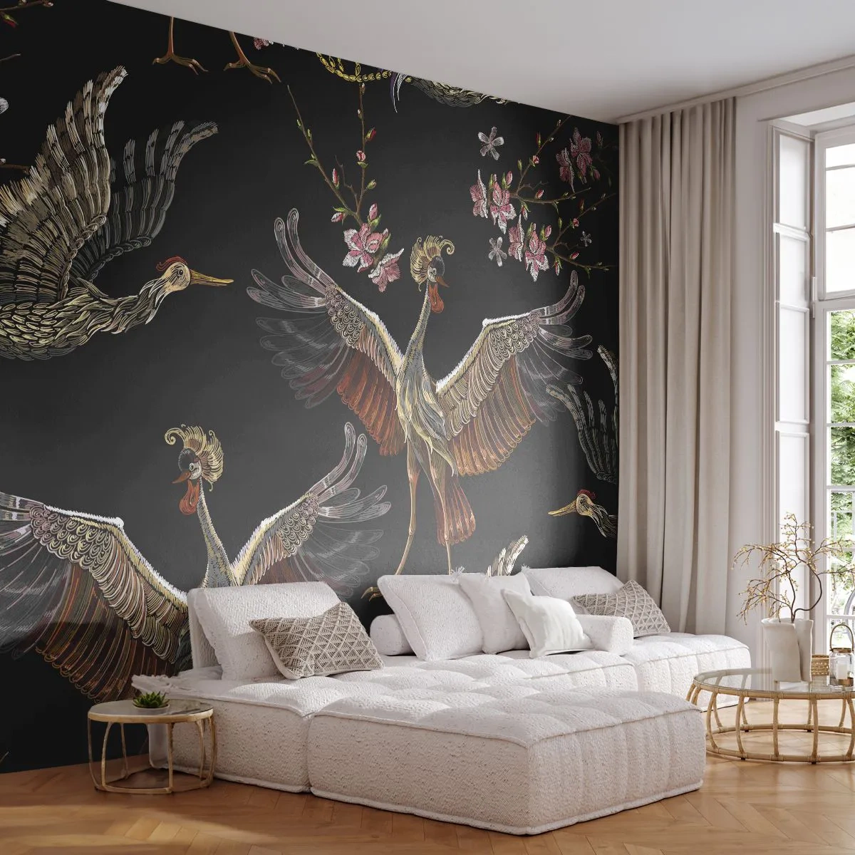 Fotomurali Premium Canvas - Uccello fantastico - Astrazione, Uccello, Grafica - 300x210 cm