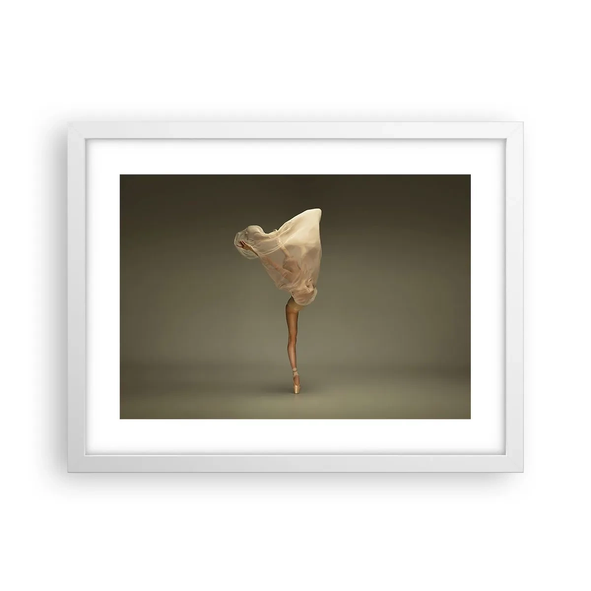 Poster in cornice bianca - Adesso vola via - 40x30 cm