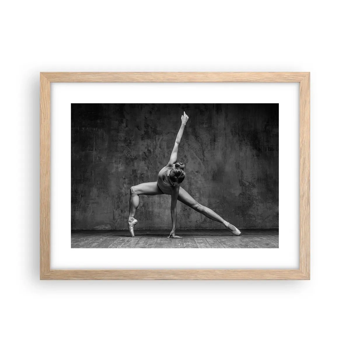 Poster in cornice rovere chiaro - Ideale di equilibrio - 40x30 cm