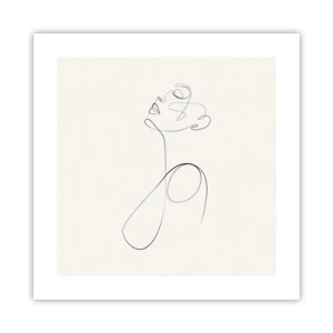 Poster - Avvolta nei sogni - 40x40 cm