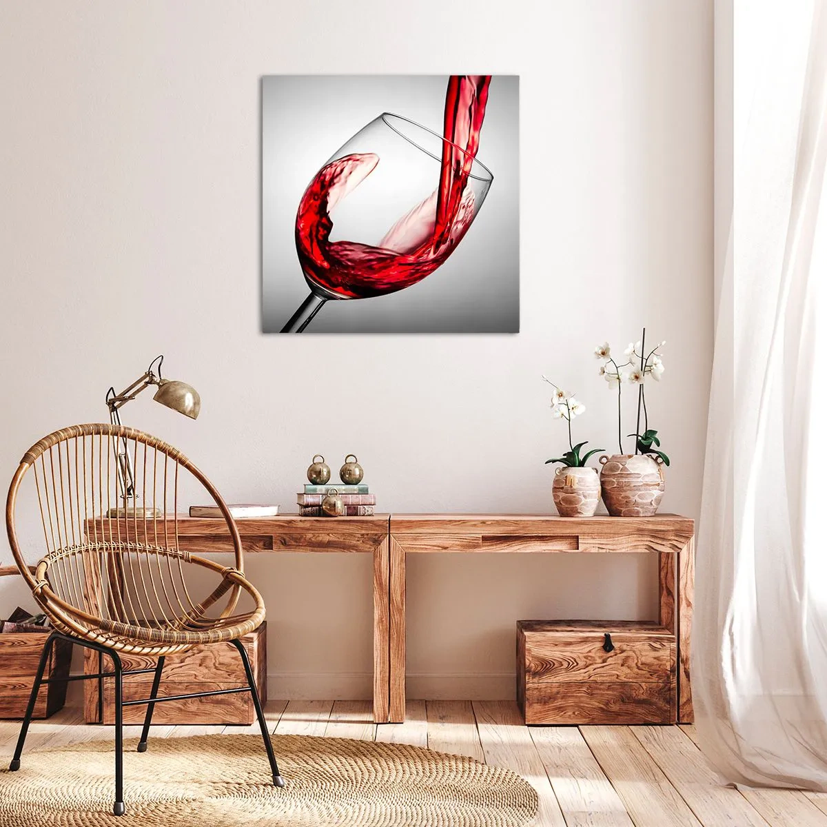 Quadro su tela - Stampe su Tela - Colore - movimento - suono - 40x40 cm