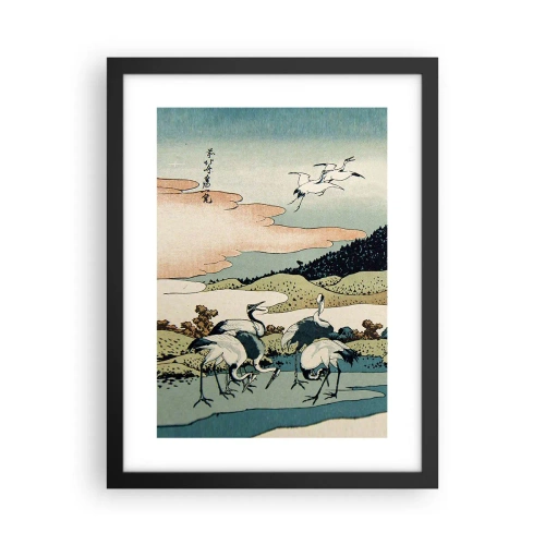 Poster in cornice nera - Nello spirito giapponese - 30x40 cm