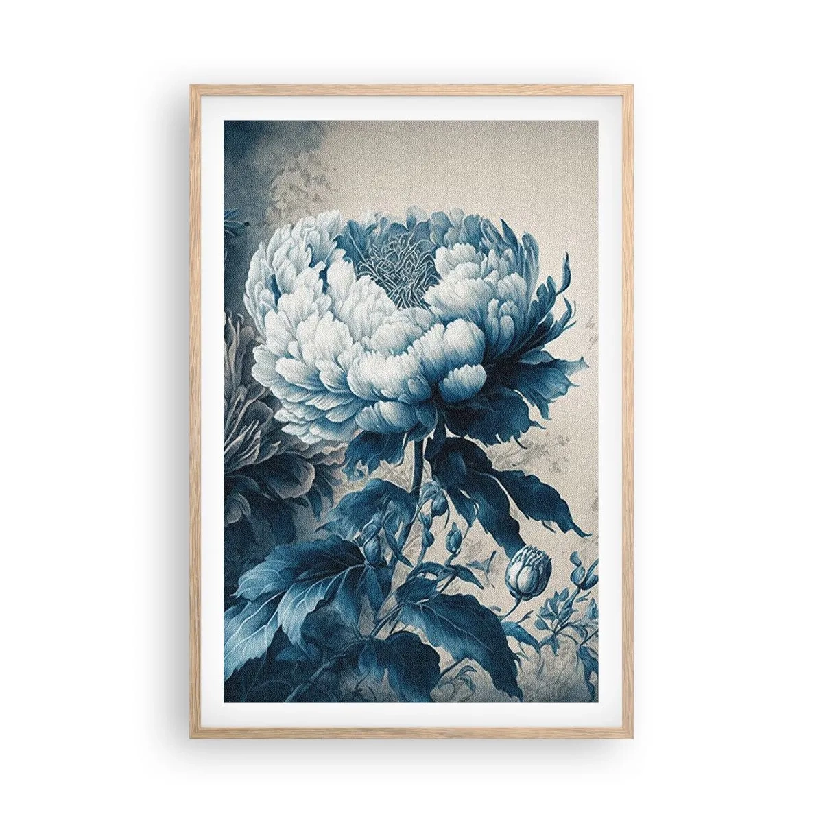 Poster in cornice rovere chiaro - Coppia perfetta - 61x91 cm