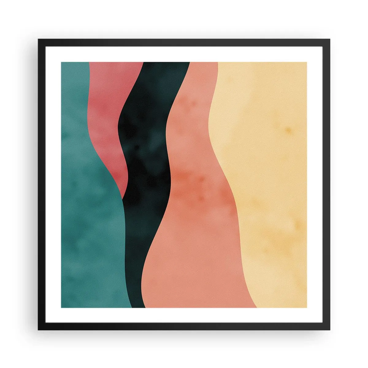 Poster in cornice nera - Difformità conforme - 60x60 cm