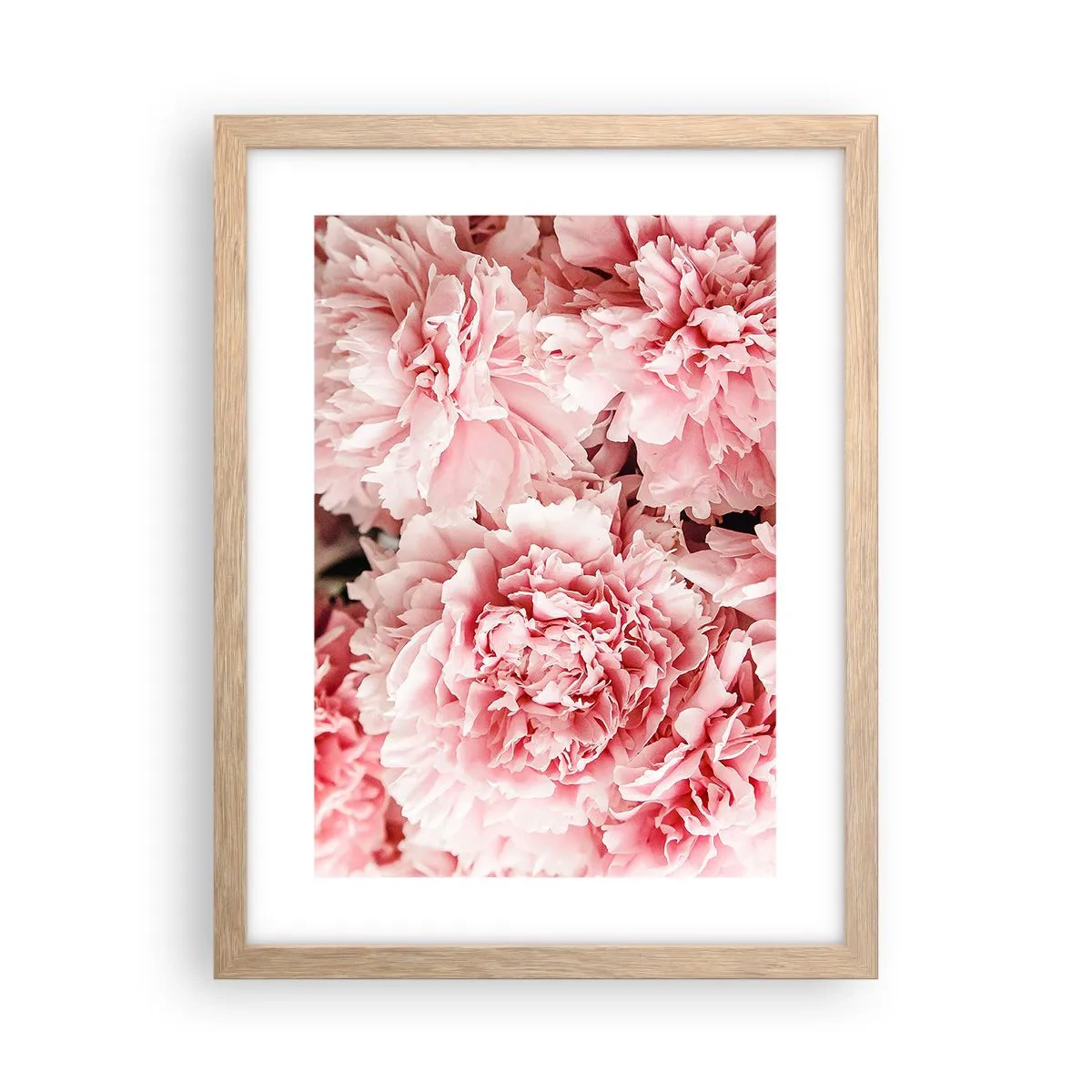 Poster in cornice rovere chiaro - Sogno rosa - 30x40 cm
