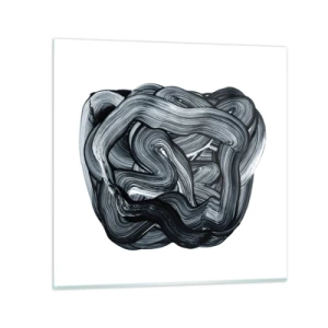 Quadro su vetro - Non è così semplice - 50x50 cm