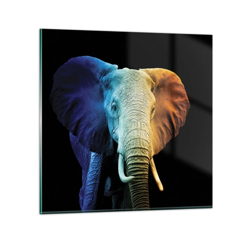 Quadro su vetro - Eccentrico, non strano - 60x60 cm