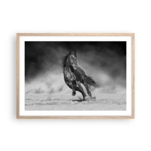 Poster in cornice rovere chiaro - Degno dell'emiro - 70x50 cm