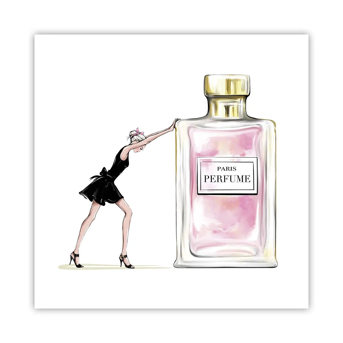 Poster - L'essenza della femminilità - 60x60 cm