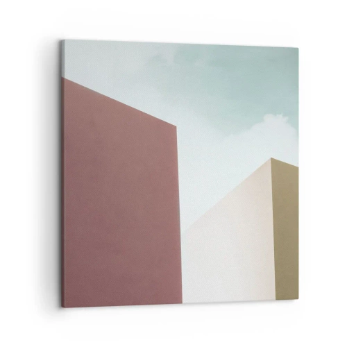 Quadro su tela - Stampe su Tela - Geometria di un'estate assolata - 50x50 cm