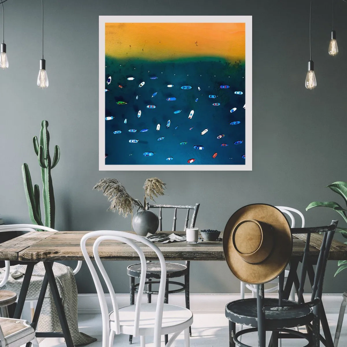 Poster - Il gioco delle vacanze - 40x40 cm