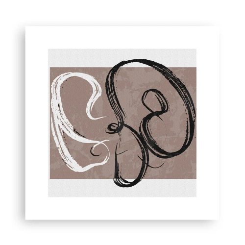 Poster - Composizione: alla ricerca della pienezza - 30x30 cm