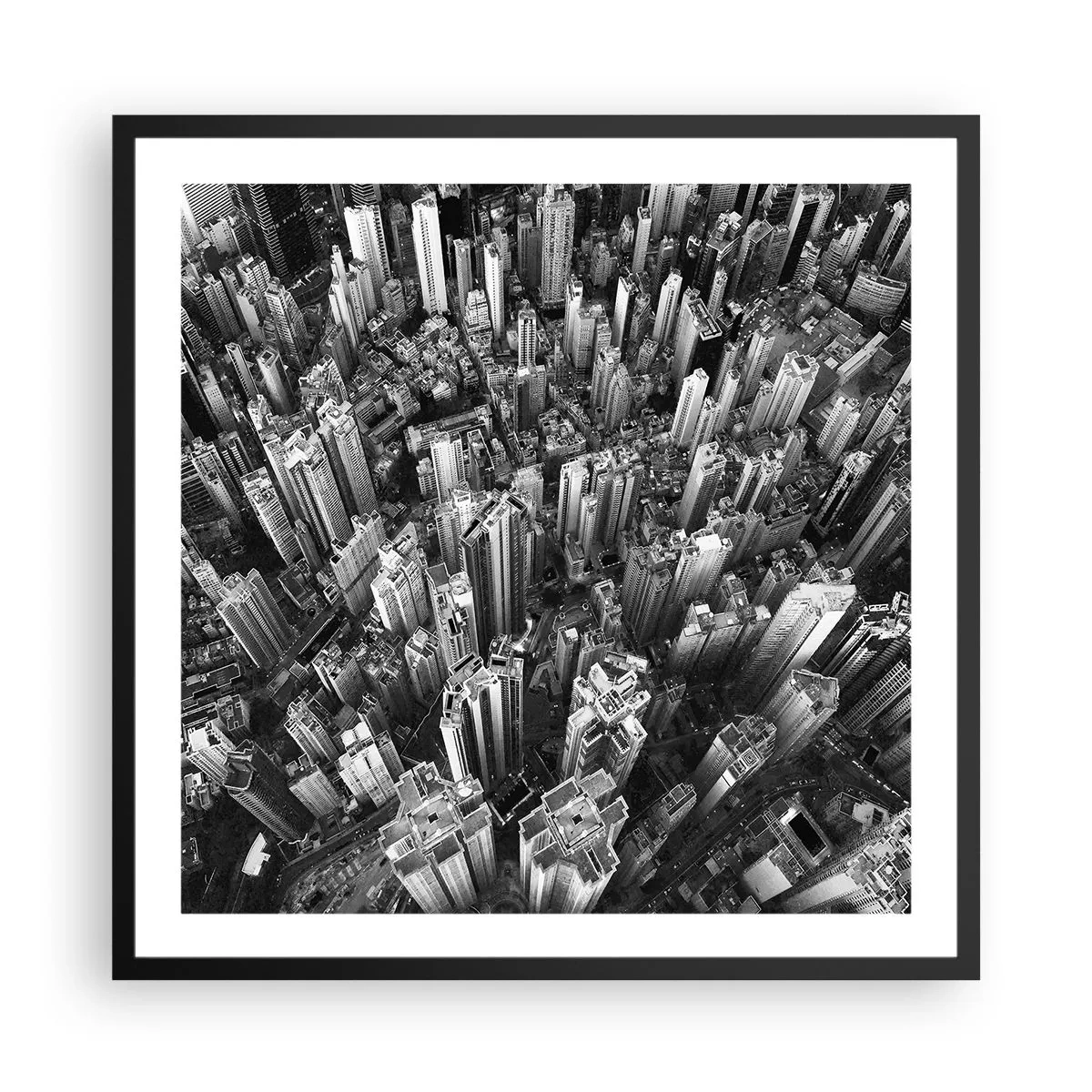 Poster in cornice nera - Ancora più in alto - 60x60 cm