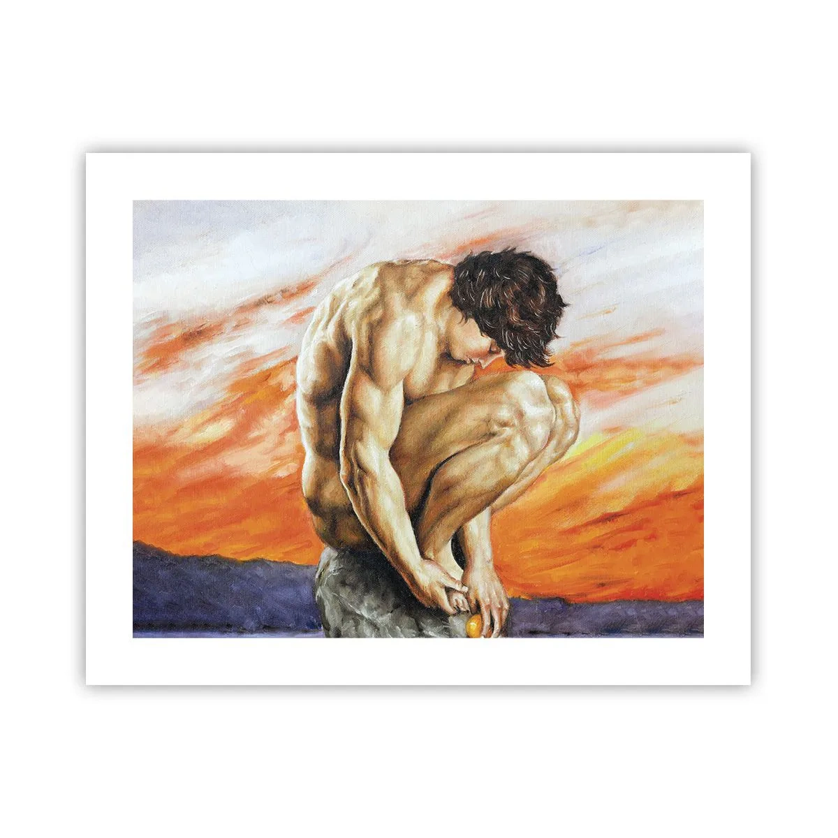 Poster - Immerso in se stesso - 50x40 cm