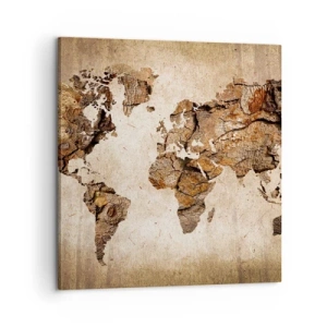 Quadro su tela - Stampe su Tela - Alla scoperta del mondo - 60x60 cm