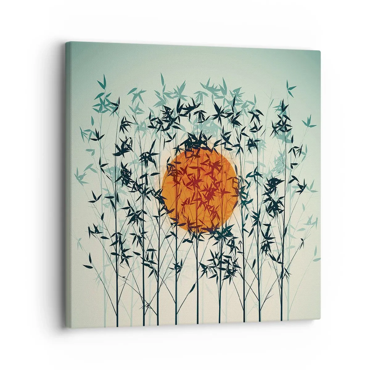 Quadro su tela - Stampe su Tela - Sole giapponese - 30x30 cm