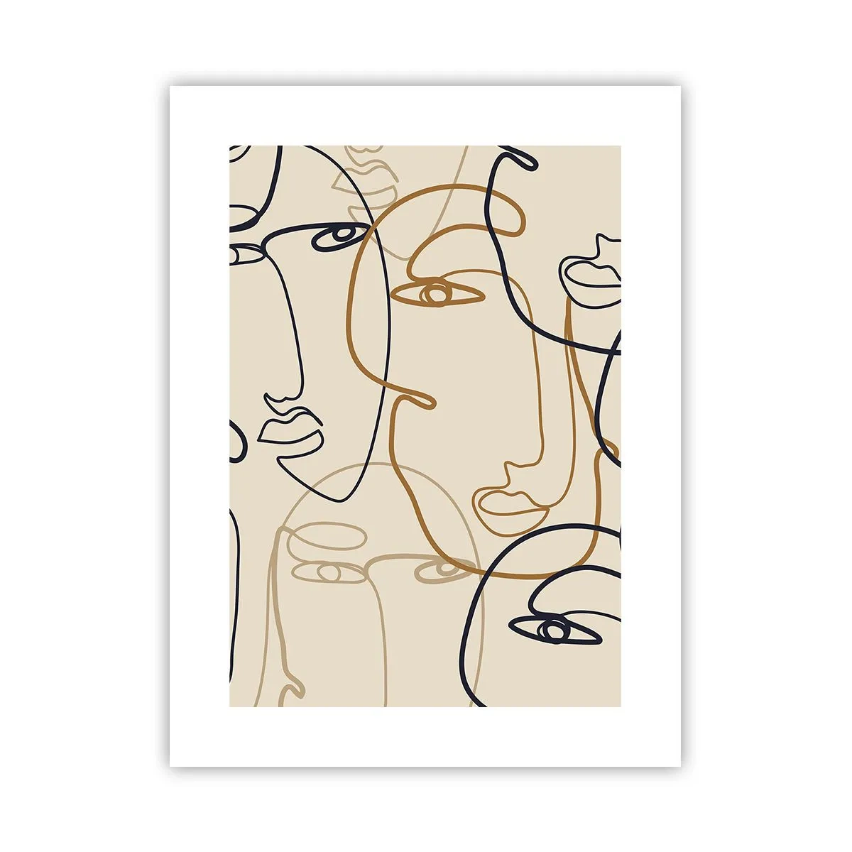 Poster - Ritratto multiplo - 30x40 cm