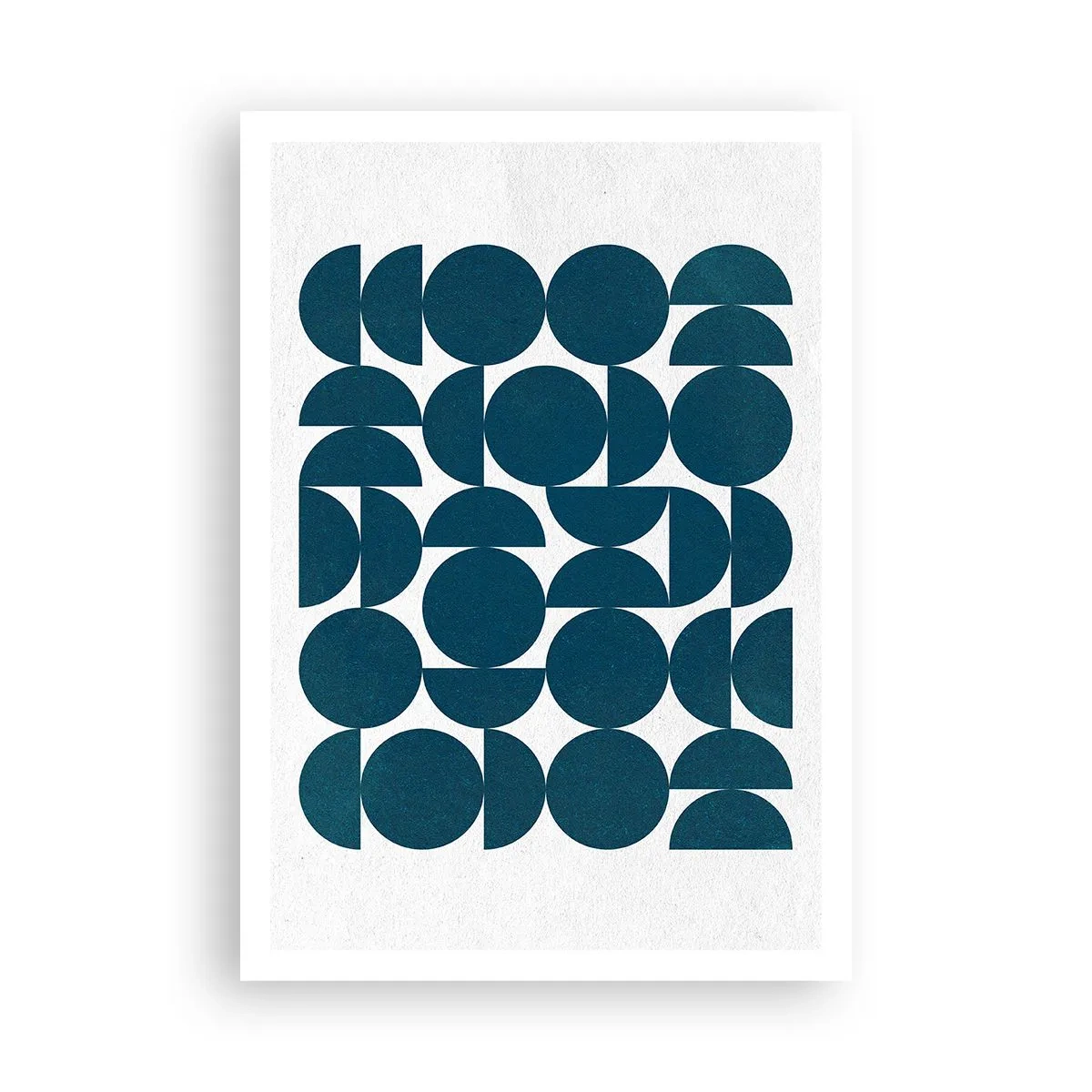 Poster - Cerchi e semicerchi - 70x100 cm