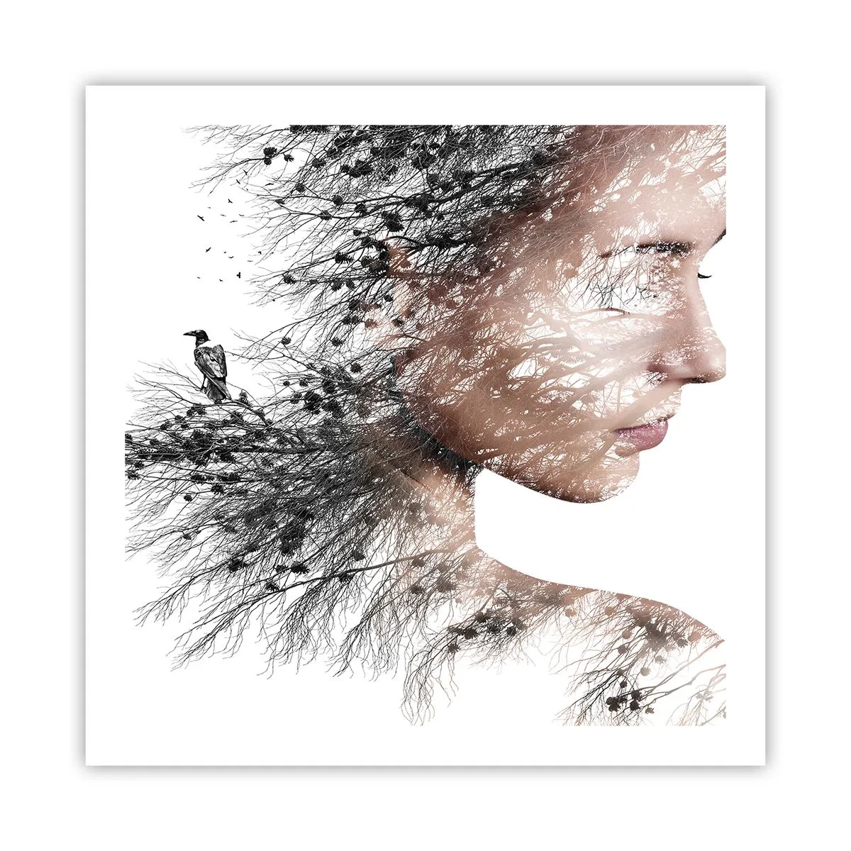 Poster - Lo spirito della foresta - 60x60 cm