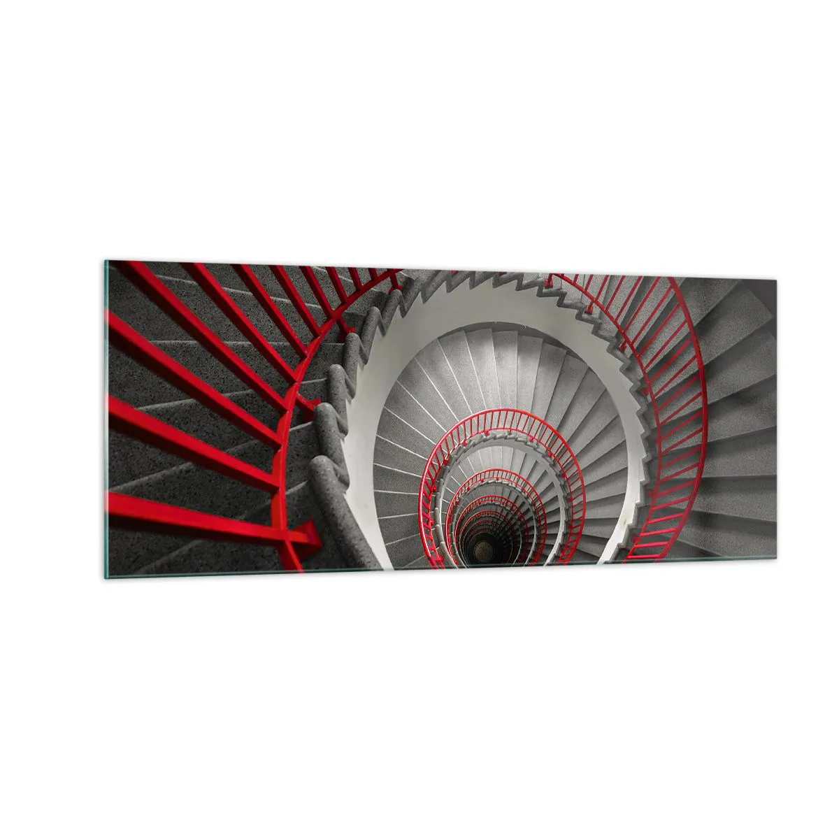 Quadro su vetro - I giochi dell'architettura - 100x40 cm