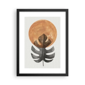Poster in cornice nera - Sempre il sole - 30x40 cm