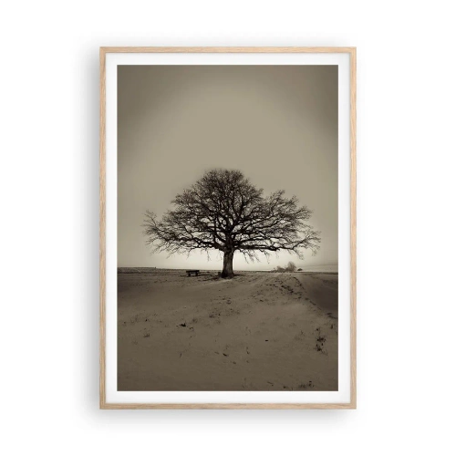 Poster in cornice rovere chiaro - Da qui all'eternità - 70x100 cm