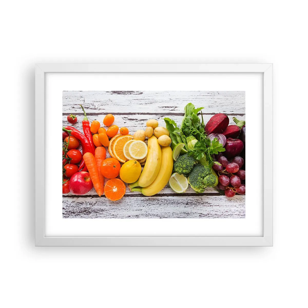 Poster in cornice bianca - Non basta? - 40x30 cm