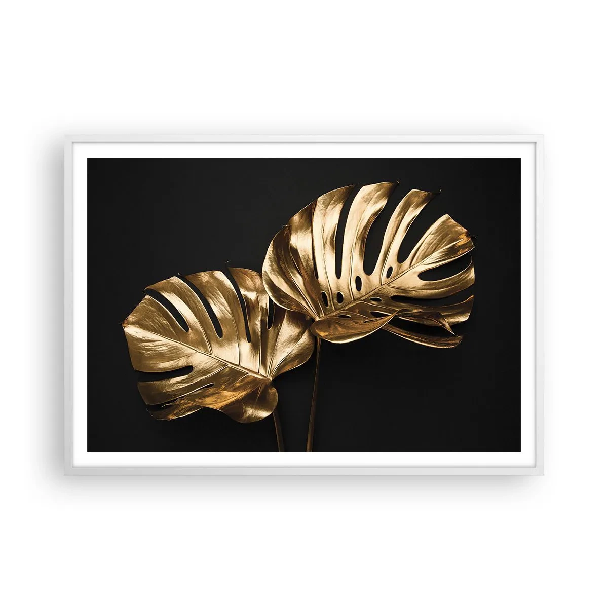 Poster in cornice bianca - I tesori della natura - 100x70 cm